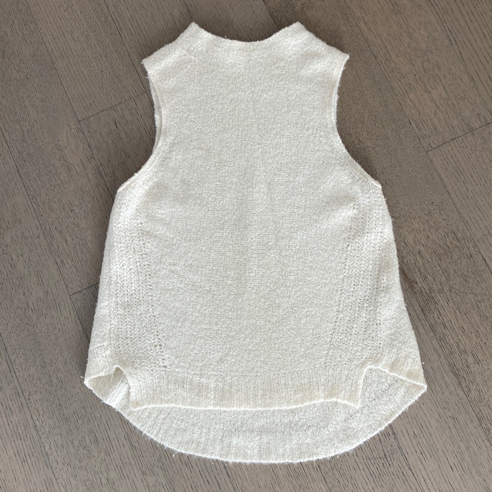 Milly Cashmere Sleeveless Sweater